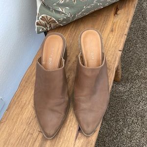 Madden Girl heeled mules